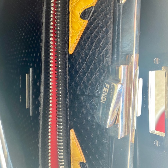 FENDI Peekaboo Monster Python Leather - RARE - AUT - Picture 10 of 10